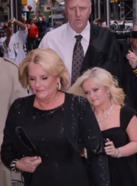 Mariah Bird with her parents Larry Bird and Dina Mattingly